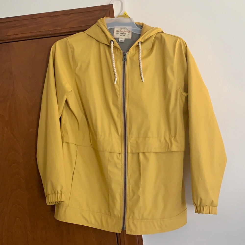 Yellow raincoat
